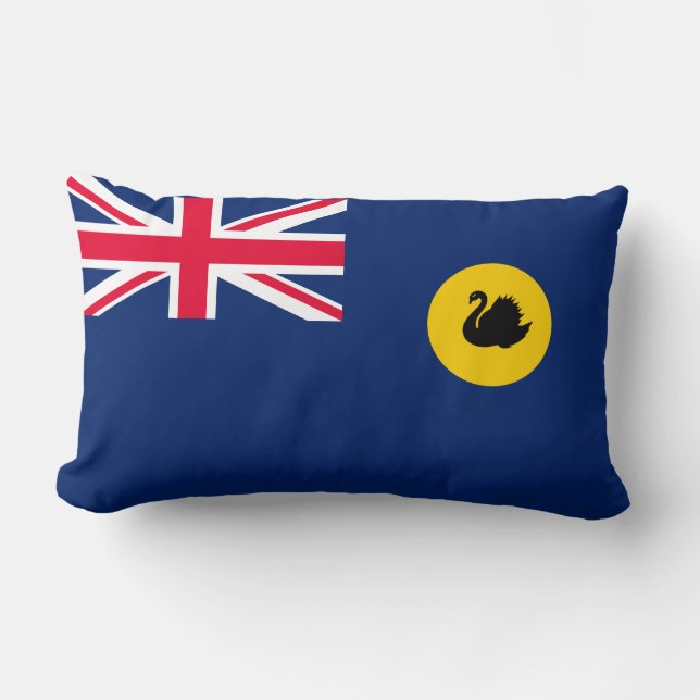 Almofada Lombar Bandeira do Estado da Austrália Ocidental (Frente)
