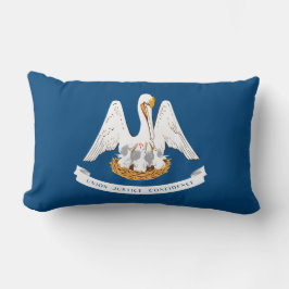 Almofada Lombar Bandeira do Estado da Louisiana