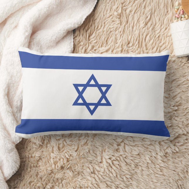 Almofada Lombar Bandeira do Estado de Israel, Estrela de Davi Juda (Cobertor)