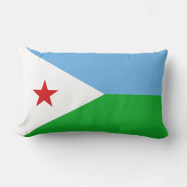 Almofada Lombar Bandeira do Jibuti (nação africana)