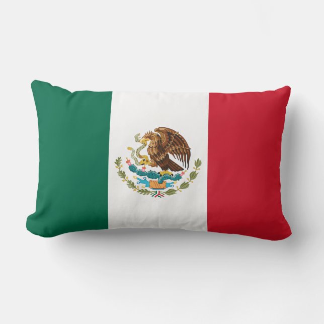 Almofada Lombar Bandeira do México, Bandera da República Mexicana (Frente)