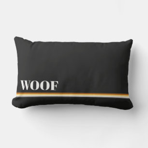 Almofada Lombar Bandeira do Orgulho dos Ursos Elegantes legal Woof