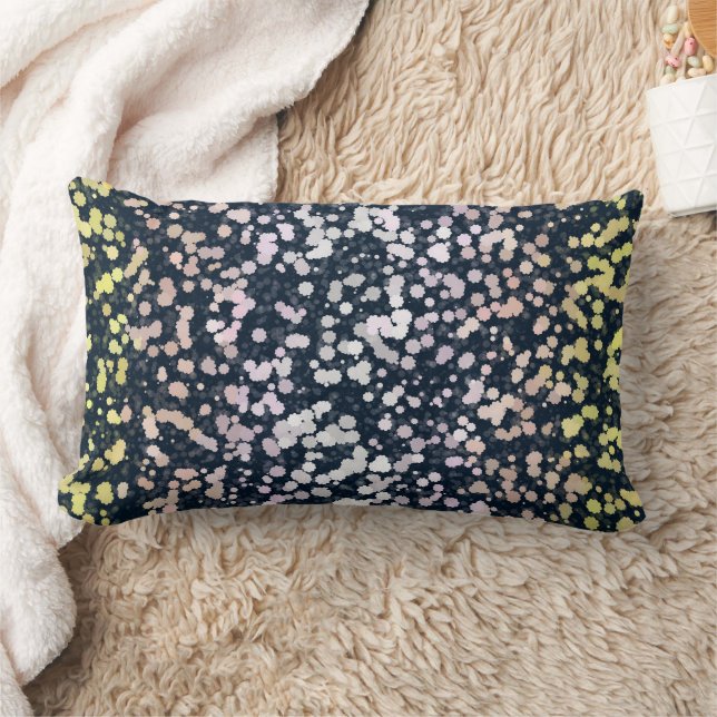 Almofada Lombar Bandeira do Orgulho Pangênero Boho Floral Retro Fo (Cobertor)