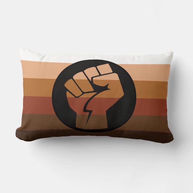 Almofada Lombar Bandeira do Orgulho POC (Frente)