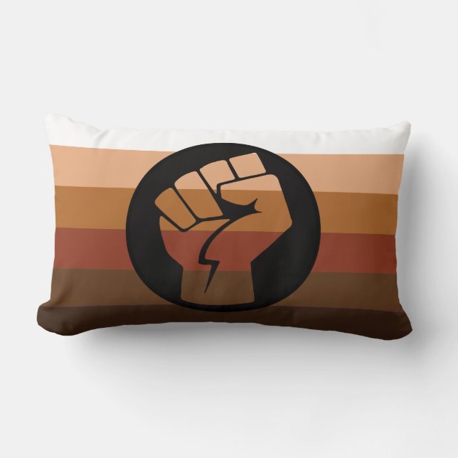 Almofada Lombar Bandeira do Orgulho POC (Frente)