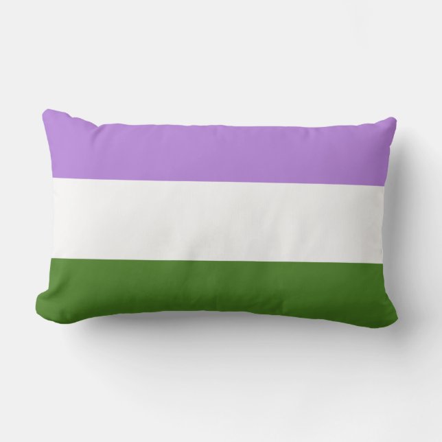 Almofada Lombar Bandeira do Orgulho Queer (Frente)
