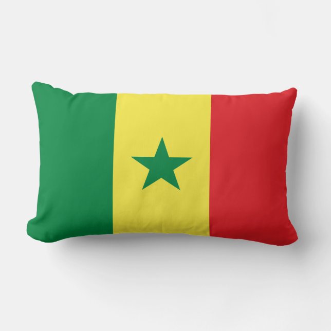 Almofada Lombar Bandeira do Senegal (Frente)