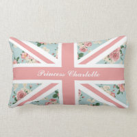 Bandeira inglesa de Union Jack dos rosas