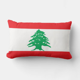 Almofada Lombar Bandeira Libanesa (Bandeira do Líbano)