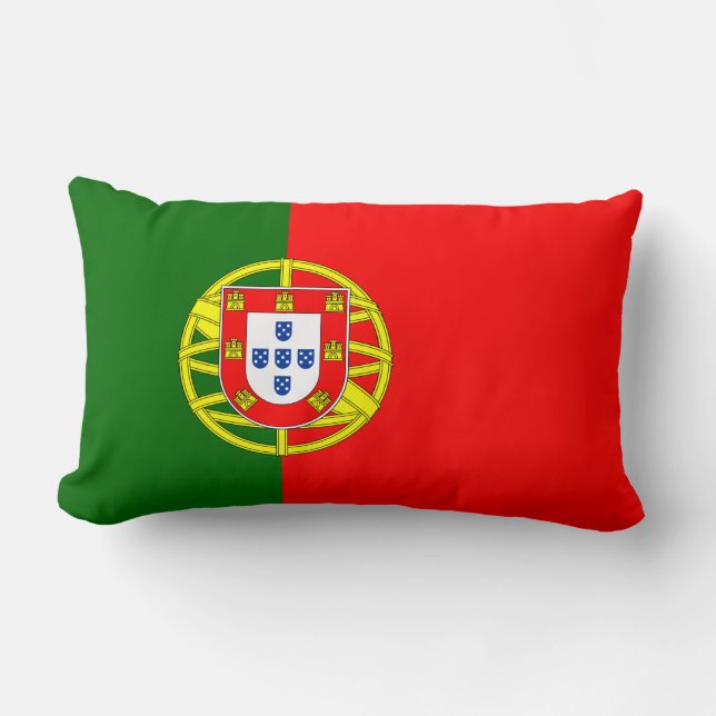 Almofada Lombar Bandeira Portuguesa (Portugal) (Frente)