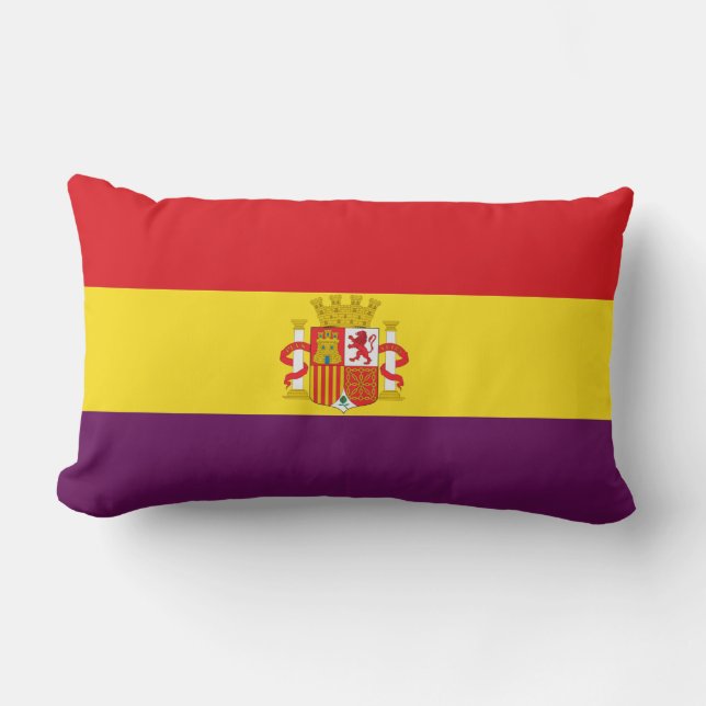 Almofada Lombar Bandeira republicana espanhola - bandera República (Frente)