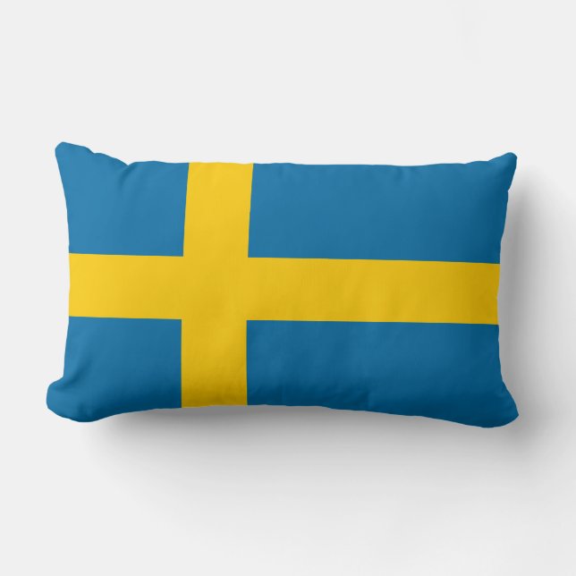 Almofada Lombar Bandeira sueca (Suecia) (Frente)