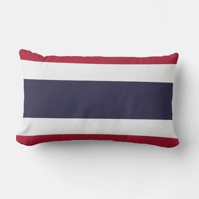 Almofada Lombar Bandeira Tailandesa (Tailândia) (Frente)