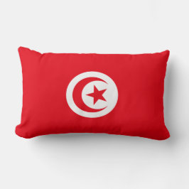 Almofada Lombar Bandeira Tunisina (Tunísia) (Crescente Islâmica)