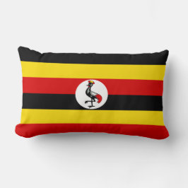 Almofada Lombar Bandeira Ugandesa (Uganda)