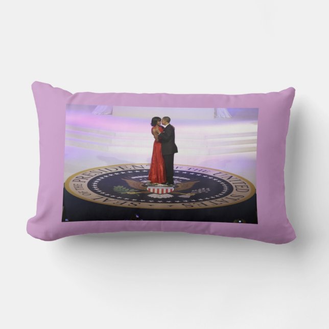 Almofada Lombar Barack e Michelle Obama (Frente)