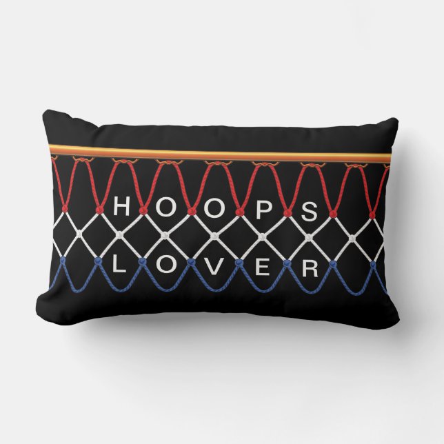 Almofada Lombar Basball Hoop Net_nada além do Net_Hoops Lover (Frente)