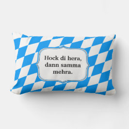 Almofada Lombar Bávaro sutil sobre o algodão