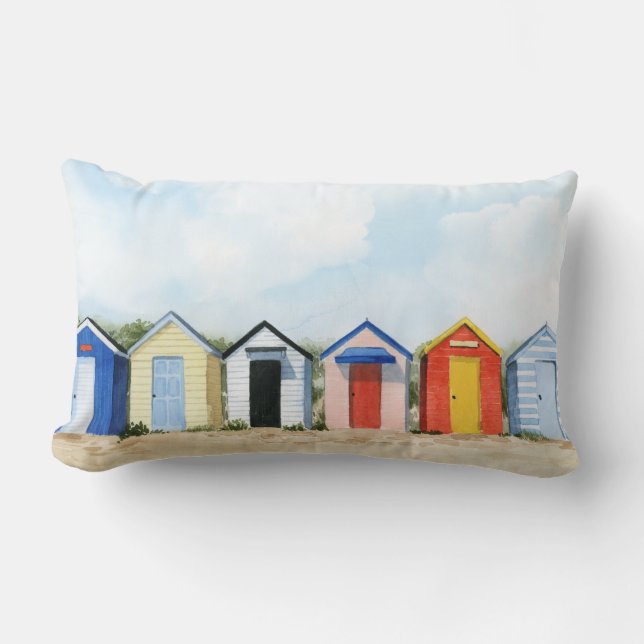 Almofada Lombar Beach Huts I (Frente)