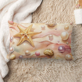 Almofada Lombar Beack Starfish Pearls