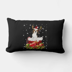 Almofada Lombar Beagle Reindeer Presente Presente Presente Present