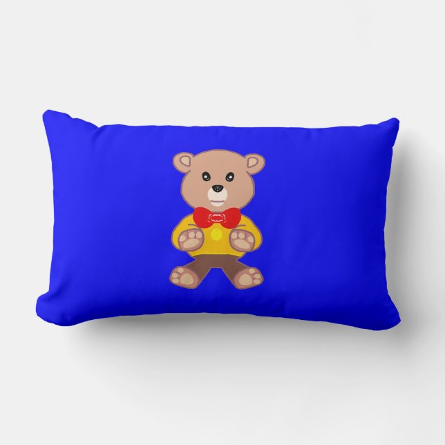 Almofada Lombar Bear Azul (Frente)