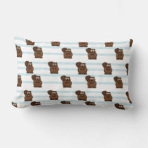 Beaver em faixas azuis