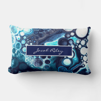Almofada Lombar Bebê Azul Personalizado
