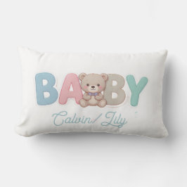 Almofada Lombar Bebê Fofo Tipografia Personalizada-Mãozinha, Grand