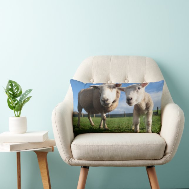 Almofada Lombar Bebês Mais Pobres | Lamb e mamãe recém-nascidos (Cadeira)