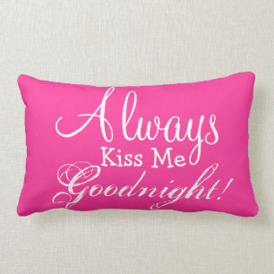 Almofada Lombar BEIJE-ME SEMPRE GOODNIGHT travesseiro decorativo