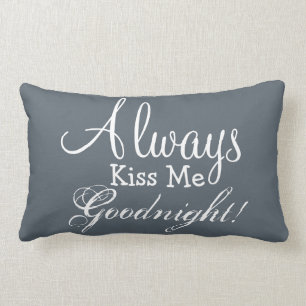 Almofada Lombar BEIJE-ME SEMPRE GOODNIGHT travesseiro decorativo