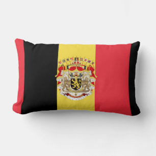 Almofada Lombar Bélgica Bandeira e Travesseiro COA