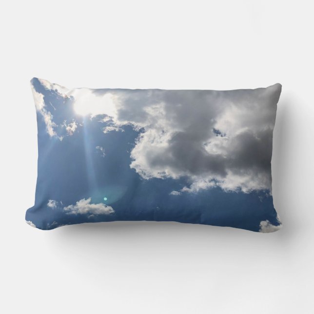 Almofada Lombar Belo Dia Brilhante (Frente)