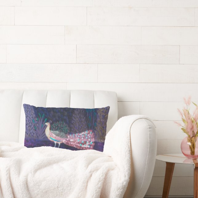 Almofada Lombar Belo Emerald Green Turquoise Peacock (Sofá)