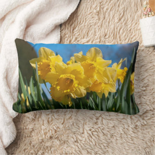 Almofada Lombar Belos Daffodilos Amarelos