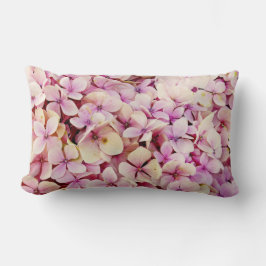 Almofada Lombar Belos Flores de Hydrangea