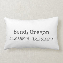 Almofada Lombar Bend, Oregon Coordena o Travesseiro lombar