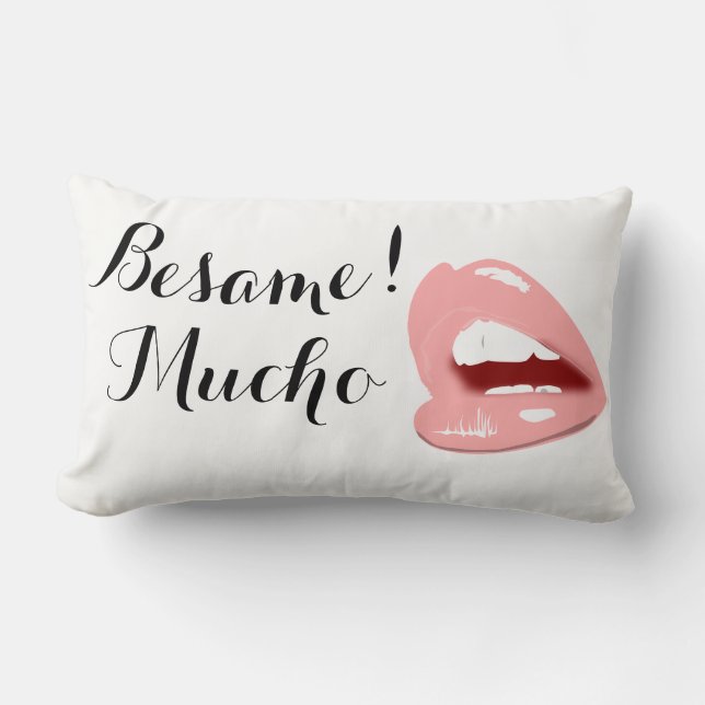 Almofada Lombar Besame mucho (Frente)
