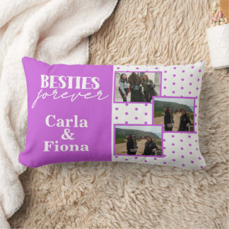 Almofada Lombar Best friends 3 photos on Throw Pillow