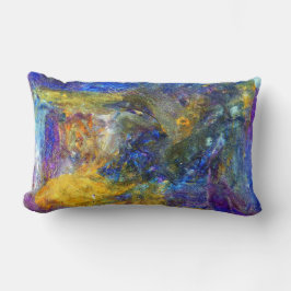 Almofada Lombar Besta Azul em Execução