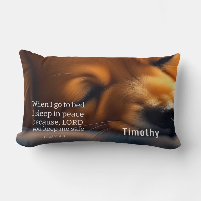 Almofada Lombar Bíblia de puppy (Frente)