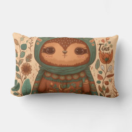 Almofada Lombar Bicho de coroa floral