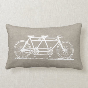 Almofada Lombar Bicicleta Rustic Vintage Tandem