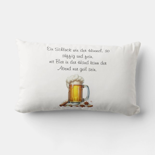 Almofada Lombar Bier so suffig  (Verso)