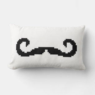 Almofada Lombar Bit Pixel Handle Mustache De Bit