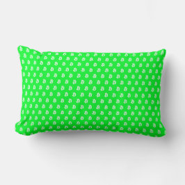 Almofada Lombar Bitcoin Verde Brilhante