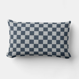 Almofada Lombar Black ice checkered board pattern