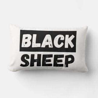 Almofada Lombar Black Sheep Bold Distressed Rebel Streetwear Art
