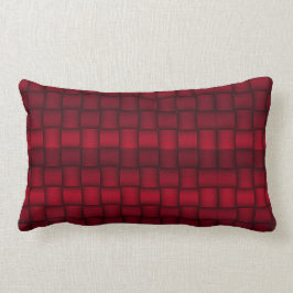 Almofada Lombar Blocos Iridescentes (Vermelho)